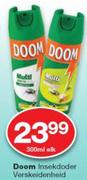 Doom Insekdoder-300ml Each