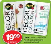 Dinu Decor Collection Kombuishanddoeke-2's Per Pack
