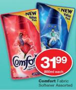 Comfort Fabric Softener-800ml Each