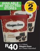 Haagen-Dazs IceCream Assorted-2X100ml