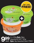 Epic Dips Assorted-125g Each