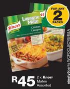 Knorr Mates Assorted- 2 Packs