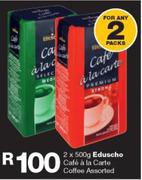 Eduscho Cafe A La Carte Coffee Assorted-2x500g