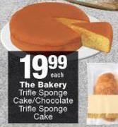 The Bakery Trifle Sponge Cake/Chocolate Trifle Sponge Cake-Each