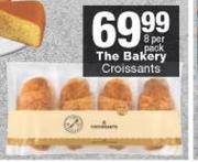 The Bakery Croissants-8 Per Pack