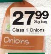 Class 1 Onions-2kg Bag