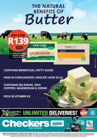 Checkers Western Cape : The Natural Benefits Of Butter (15 September - 23 November 2025)