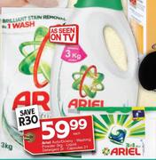 Ariel Auto / Downy Washing Powder 3kg / Liquid Detergent 2Ltr Or Capsules 21-Each