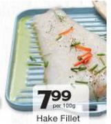 Hake Fillet-Per 100g