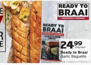 Ready To Braai Garlic Baguette-200g Each