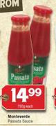 Monteverde Passata Sauce-700g Each