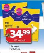 Libresse Pantyliners-100 Per Pack