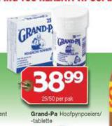 Grand-Pa Hoofpynpoeiers/tablette-25/50 Per Pak