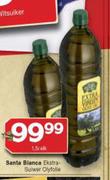 Santa Bianca Ekstra Suiwer Olyfolie-1.5Ltr Elk