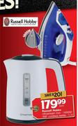 Russell Hobbs 1600W Ultrasteam Iron Or 360° Cordless Kettle-Each 