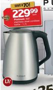 Platinum 1.7Ltr 360° Stainless Steel Cordless Kettle-Each