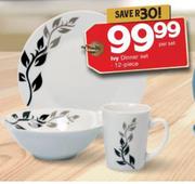 Ivy 12 Piece Dinner Set-Per Set