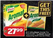 Knorr Aromat Trio Pack-200g Get Free Knorr Aromat Seasoning Refill Sachet-75g