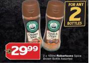 Robertsons Spice Brown Bottle Assorted-2 x 100ml