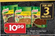 Knorr Packet/Tasty Soup Assorted-For 3