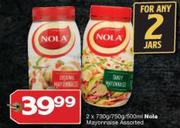 Nola Mayonnaise-2 x 730g/750g/500ml