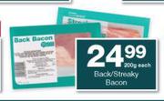 Housebrand Back/ Streaky Bacon-200g Each