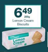 Housebrand Lemon Cream Biscuits-200g