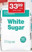 Housebrand White Sugar-2.5Kg Each
