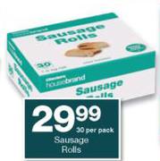 Housebrand Sausage Rolls-30's Per Pack