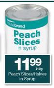 Housebrand Peach Slices In Syrup-410g Each