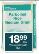 Housebrand Parboiled Rice Medium Grain-2Kg Each