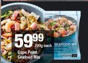 Cape Point Seafood Mix-700g Each