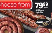 Grill House Style Ribs-Per Kg