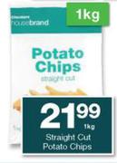 Housebrand Straight Cut Potato Chips-1kg Each