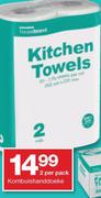 Housebrand Kombuishanddoeke-2 Per Pack