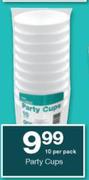 Housebrand Party Cups-10 Per Pack