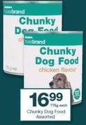 Housebrand Chunky Dog Food Assorted-775g Each