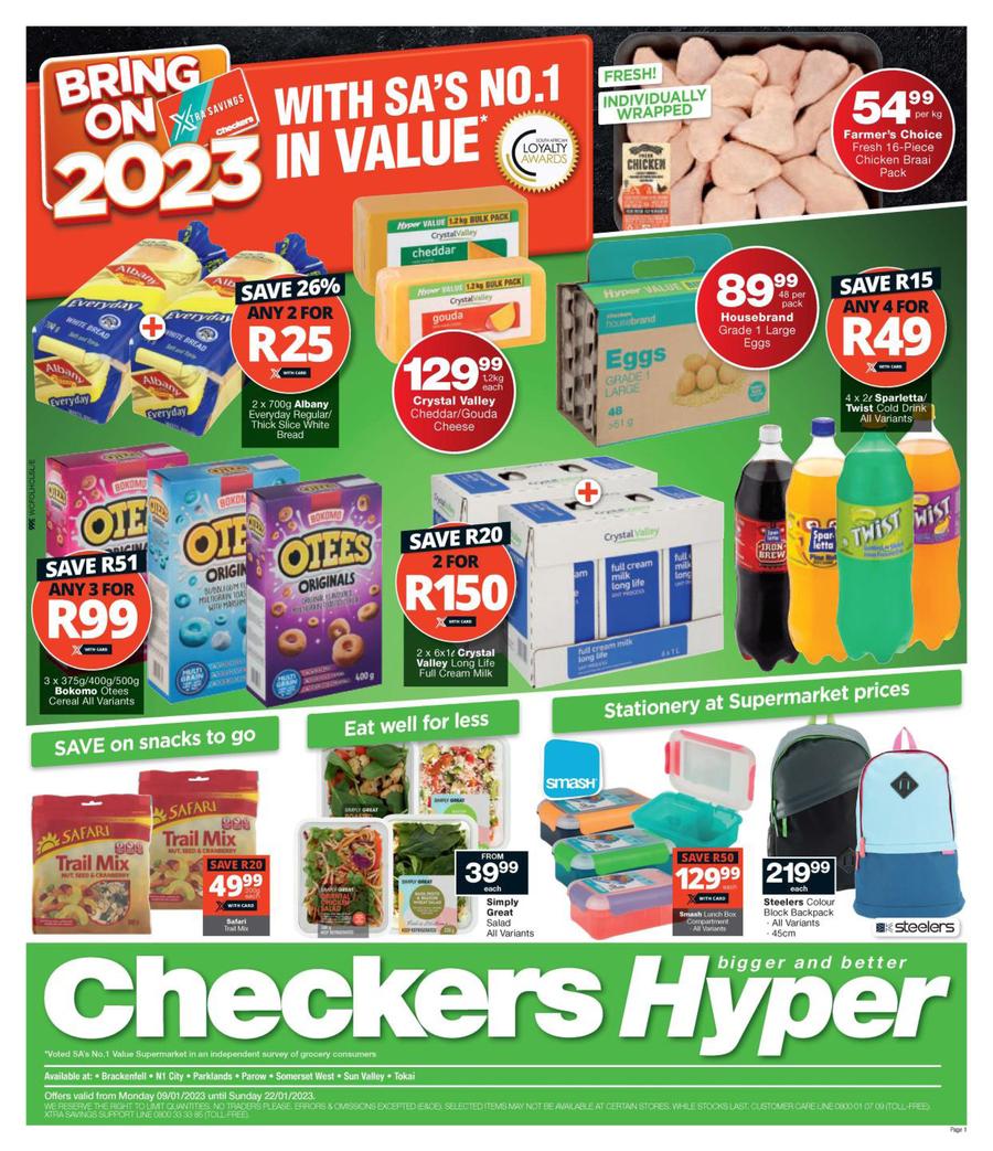 Checkers Hyper Western Cape : Bring On 2023 (9 January - 22 January ...