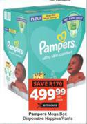 Pampers Mega Box Disposable Nappies/Pants-Per Pack