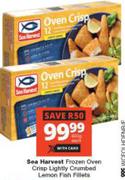 Sea Harvest Frozen Oven Crisp Lightly Crumbed Lemon Fish Fillets-Each