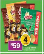 Simba Chips Assorted-4 x 200g