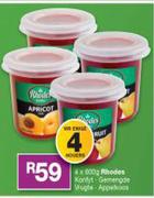 Rhodes konfyt-gemengde vrugte applkos-4 x 600g