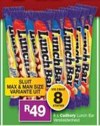 Cadbury Lunch Bar verskeidenheid-For 8