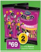 Beacon Liquorice Allsorts-2 x 400g
