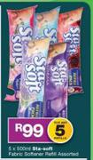 Sta Soft Fabric Softener Refill Assorted-5 x 500ml