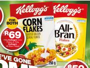 Kellogg's Corn Flakes 750g & Kellogg's All Bran Flakes 750g-For Both