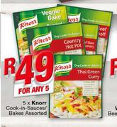 Knorr Cook In Sauces/ Bakes Assorted-For 5