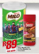 Nestle Milo 500g & Nestle Hot Chocolate 500g-For Both