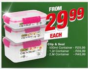Clip & Seal 500ml Container 