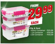 Clip & Seal 1.2Ltr Container